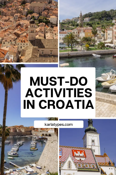 things to do in croatia
